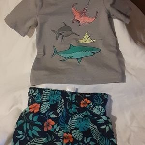 Bathing suit with shirt